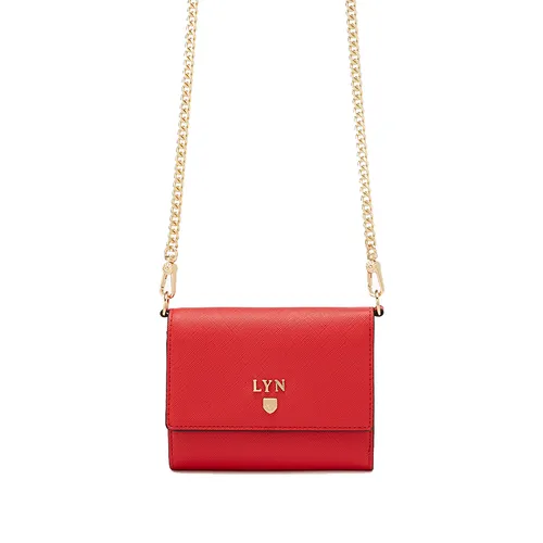 Ví Nữ Lyn Re-Edit Bauhaus Wallet On Chain - Red L25FWWA021 Màu Đỏ