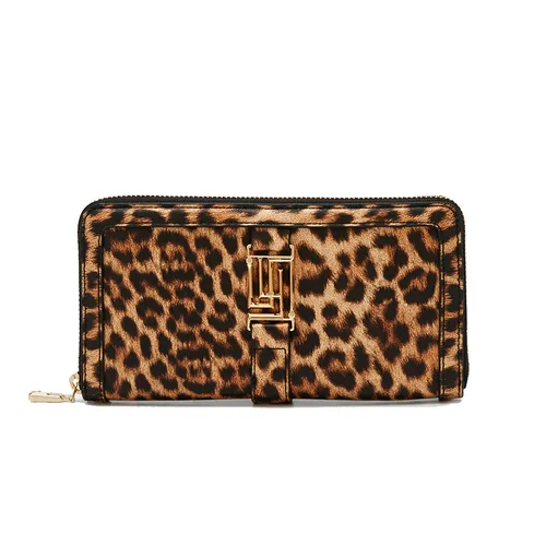 Ví Nữ Lyn Sydney Infinite Long Wallet - Leopard L25FWWA029 Màu Nâu