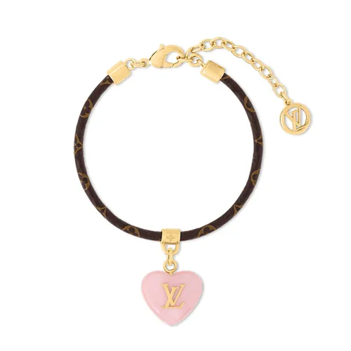 Vòng Đeo Tay Nữ Louis Vuitton LV Sweetheart M4355Z Màu Nâu
