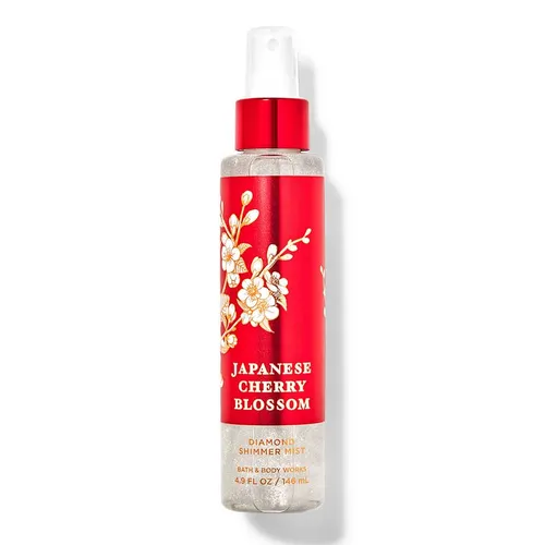 Xịt Thơm Toàn Thân Có Nhũ Bath & Body Works Japanese Cherry Blossom Diamond Shimmer Mist 146ml