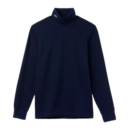 Áo Dài Tay Nam Lacoste UH9722 166 Màu Xanh Navy Size 2