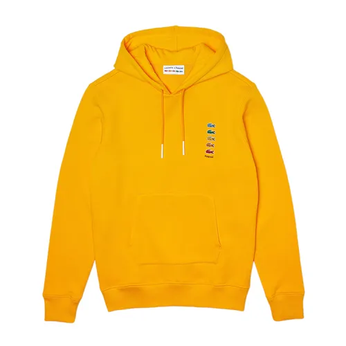 Áo Hoodie Lacoste Polaroid Collaboration Multicolor Crocodile Sweatshirt SH5661 Màu Vàng