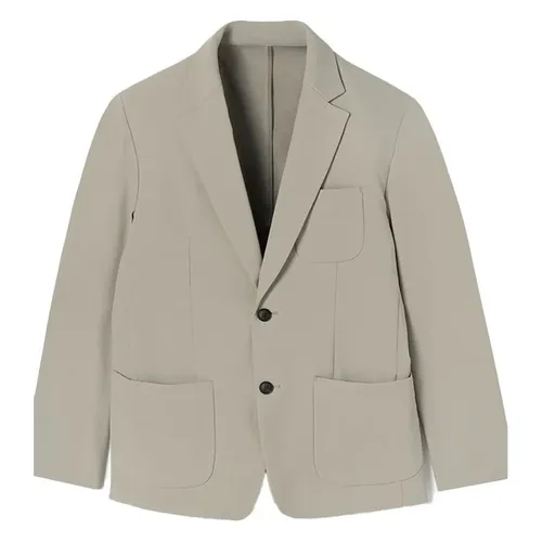 Áo Khoác Blazer Lacoste VH101E-51G-02S Màu Xám Be Size 48