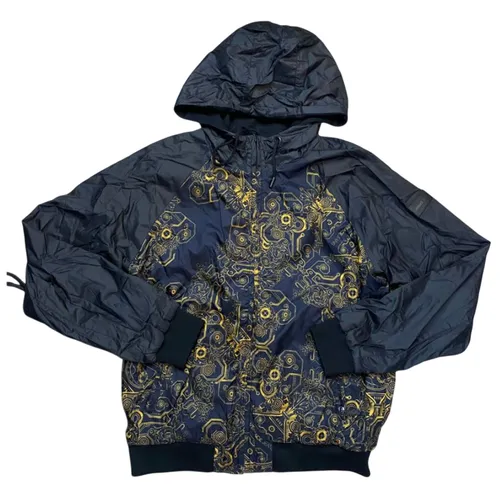 Áo Khoác Nam Versace Black Viscose Jacket Màu Đen Họa Tiết