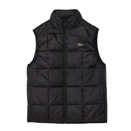 Áo Khoác Gile Nam Lacoste Blouson Vest Black BH1585-53N C31 Màu Đen Size 48