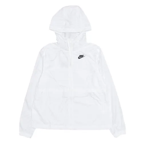 Áo Khoác Gió Nữ Nike Sportswear Essential Repel DM6180-100 Màu Trắng Size L (Form Á)