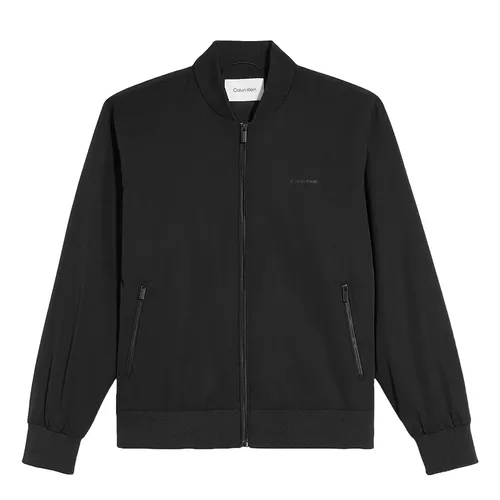 Áo Khoác Nam Calvin Klein Matte Bomber CK Jacket 40FP512 001 Màu Đen Size S