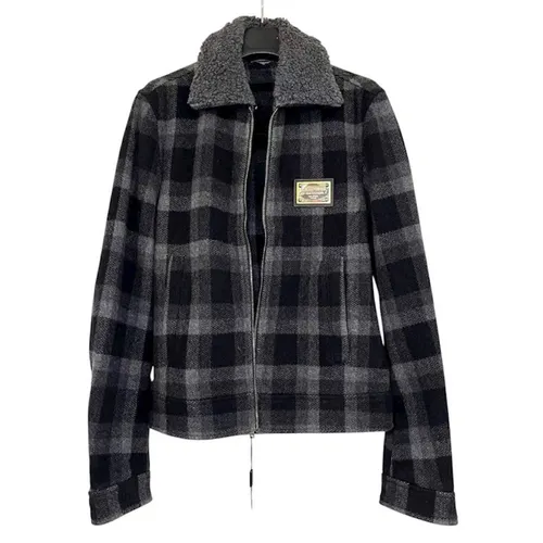 Áo Khoác Nam Dolce & Gabbana D&G G9K93T Màu Đen Xám Size 44