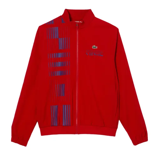 Áo Khoác Nam Lacoste Men's Sport x Novak Djokovic Track Jacket BH2325 51 TRF Màu Đỏ Size M