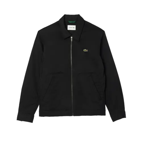 Áo Khoác Nam Lacoste Shirt Type Outerwear BH1159 55G 031 Màu Đen Size 50