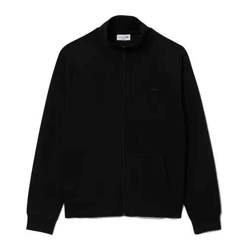 Áo Khoác Nỉ Nam Lacoste Men's Double Faced Jersey Zip-Up Sweatshirt SH9559 51 031 Màu Đen Size 3