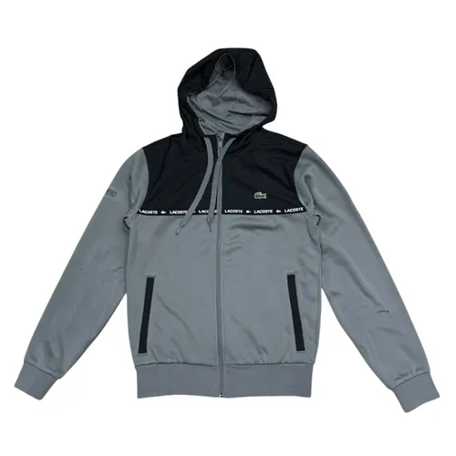 Áo Khoác Nỉ Nam Lacoste Men’s Overlay Full Zip Hoodie Màu Đen Xám Size 2àu Xanh Navy Size 3