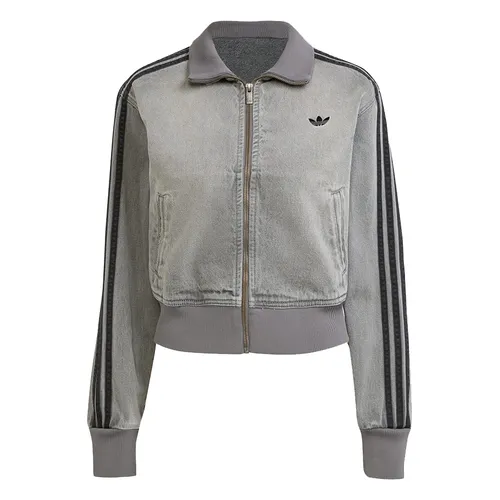 Áo Khoác Nữ Adidas Adicolor Denim Track Top JY2564 Màu Xám Size S (Form Âu)