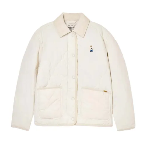 Áo Khoác Nữ WHOAU Steve Quilting Jacket Màu Kem Size M