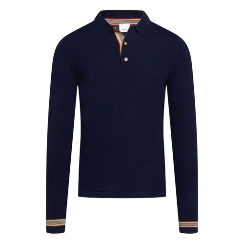 Áo Len Nam Burberry Long-sleeved Jumper 80455201 Màu Xanh Navy Size XS