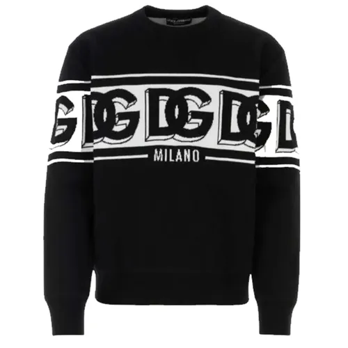 Áo Len Nam Dolce & Gabbana D&G GXM96T JEMK9 N0004 Màu Đen Size XS