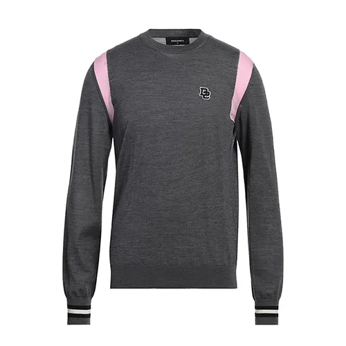 Áo Len Nam DSquared2 S74HA1395 Màu Xám Size XS