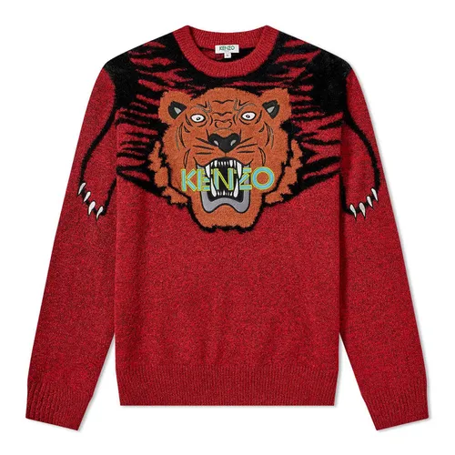 Áo Len Nam Kenzo Claw Tiger Crew Knit Màu Đỏ Size L
