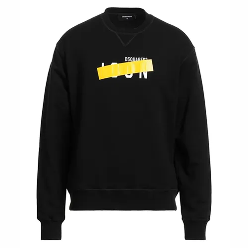 Áo Nỉ Nam Dsquared2 Sweatshirts 10057259 Black Màu Đen Size S