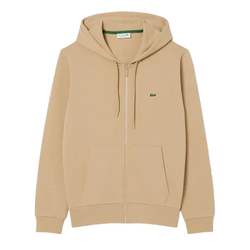 Áo Nỉ Nam Lacoste Men's Classic Zipper Sweatshirt SH9809 10 02S Màu Be