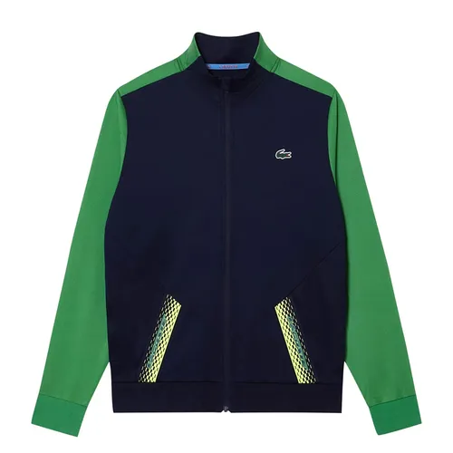 Áo Nỉ Nam Lacoste Men's Tennis Zipped Ripstop Sweatshirt SH5199 X2I Màu Xanh Size 2