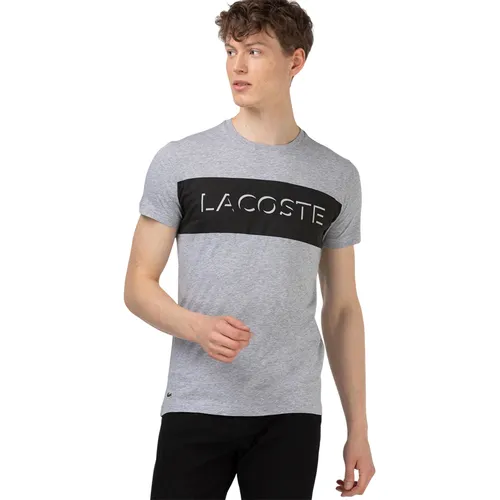 Áo Phông Nam Lacoste T-Shirt TH0102 02G Màu Xám Size 2