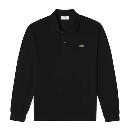 Áo Polo Dài Tay Nam Lacoste Men's Basic Long Sleeve Polo PH732E-031 Màu Đen Size 4