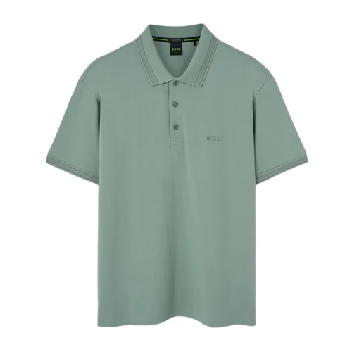 Áo Polo Nam Hugo Boss Cotton Polo Shirt 50469055 358 Màu Xanh Lá Size S