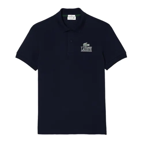 Áo Polo Nam Lacoste Regular Fit UV Protect Golf Polo Shirt PH1136 00 166 Màu Xanh Navy Size XS