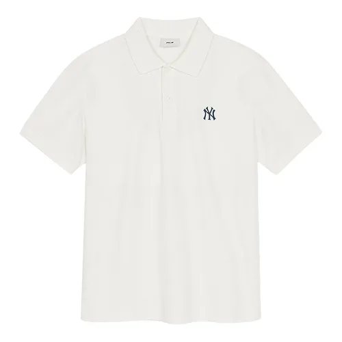 Áo Polo MLB Basic Comfortable Fit 3APQB0153 Màu Trắng Size S