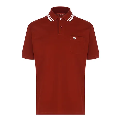 Áo Polo Nam Gucci GG Cotton 795174 XJHHM.6207_S_252 Màu Đỏ Size S