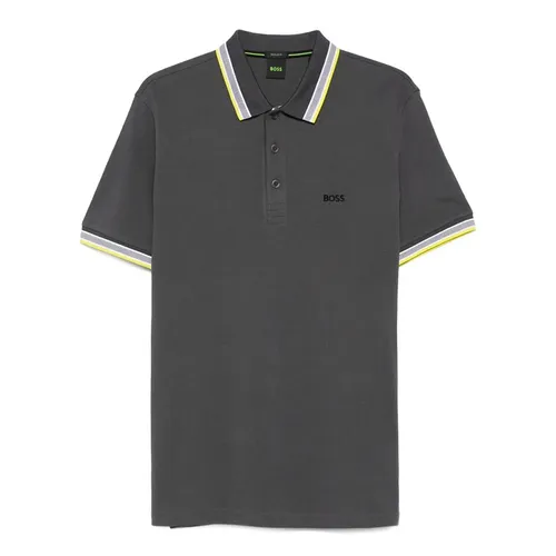 Áo Polo Nam Hugo Boss Cotton Polo Shirt 50469055 029 Màu Xám Đậm Size S