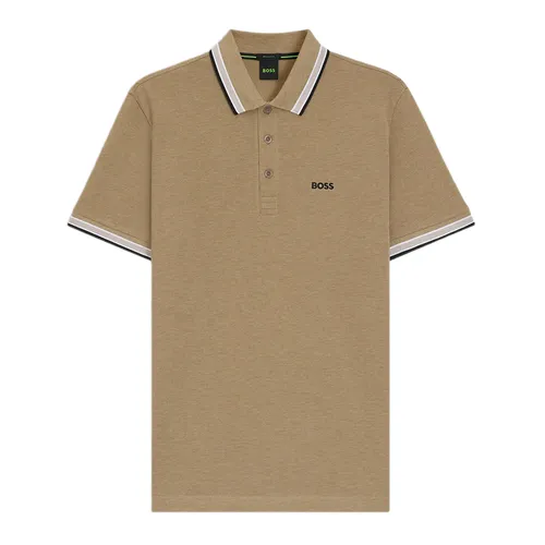 Áo Polo Nam Hugo Boss Cotton Polo Shirt 50469055 266 Màu Beige Size L
