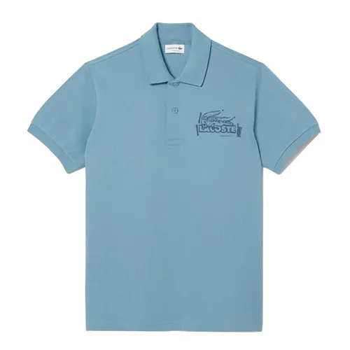Áo Polo Nam Lacoste Men's Classic Fit Printed L.12.12 PH0285 51 CUN Màu Xanh Blue Size S