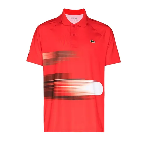 Áo Polo Nam Lacoste Men's DH0853 Novak Djokovic Màu Đỏ Size 3