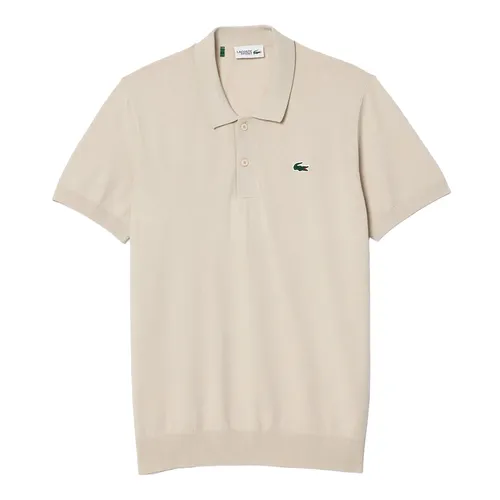 Áo Polo Nam Lacoste Men's Golf Polo Shirt Short Sleeve AH934110 ZAM Màu Be Size 3
