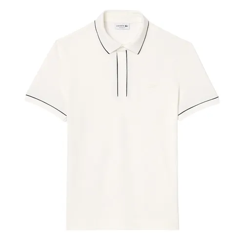 Áo Polo Nam Lacoste Men's Regular Fit Paris Stretch Piqué Polo PH8184 51 70V Màu Trắng Size 3