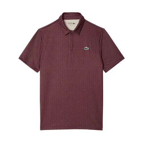 Áo Polo Nam Lacoste Regular Fit UV Protect Golf Polo Shirt DH5175 00 IE2 Màu Đỏ Size XS