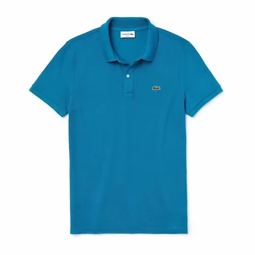 Áo Polo Nam Lacoste Slim Fit Pique Polo Shirt PH4012 YZW Màu Xanh Băng Size 3
