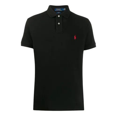 Áo Polo Nam Ralph Lauren Embroidered Logo In Black 710795080006 Màu Đen Size S