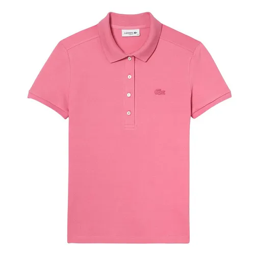 Áo Polo Nữ Lacoste Women L.12.D Slim Fit Stretch Piqué PF5462 2R3 Màu Hồng Size 34