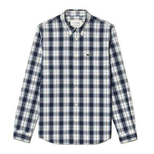 Áo Sơ Mi Dài Tay Lacoste Regular Check Print Stretch Shirt CH3745 51 XDE Phối Màu Size 38