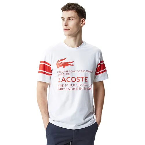Áo Thun Lacoste T-Shirt TH0317 17T Màu Trắng Size 4