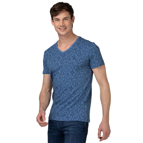 Áo Thun Nam Lacoste T-Shirt TH0148 48L Màu Xanh Dương Size 2