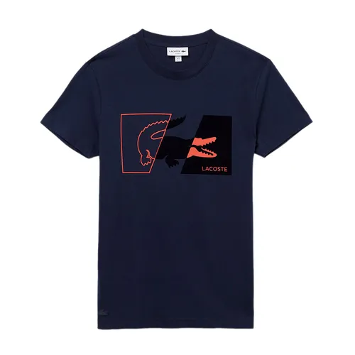 Áo Thun Nam Lacoste Men's T-Shirt TH2405 05L Màu Xanh Navy Size 4