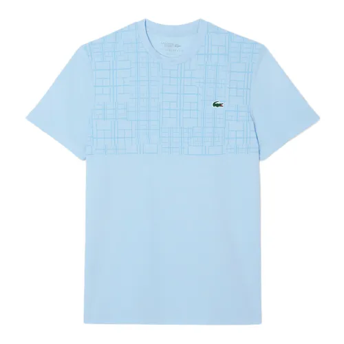 Áo Thun Nam Lacoste Men's Tennis x Novak Djokovic T-Shirt TH4782-51 HBP Màu Xanh Da Trời
