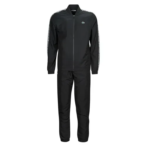 Bộ Quần Áo Dài Tay Nam Lacoste Recycled Fabric Tennis Tracksuit WH1792 031 Màu Đen Size 2