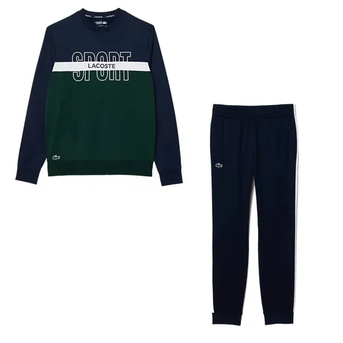 Bộ Quần Áo Nỉ Nam  Lacoste Ripstop Tennis Sweatshirt SH1083-10 /SH1083-10 Màu Xanh Size 3