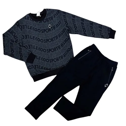 Bộ Quần Áo Nỉ Nam Le Coq Sportif Sweatshirts Màu Đen Size M (Form Á)