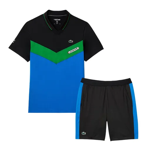 Bộ Quần Áo Thể Thao Nam Lacoste Tennis x Daniil Medvedev GH1098/DH1099 Màu Xanh/Đen
